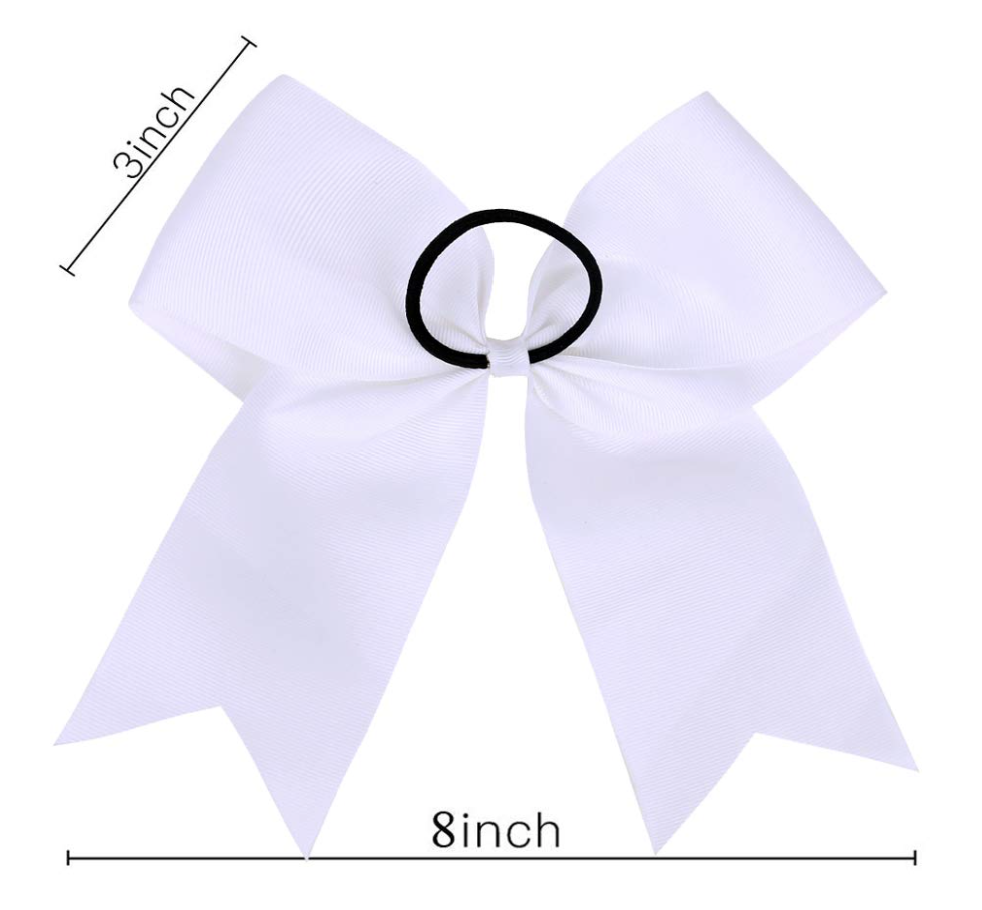 White Hair Bows (Set of 2)