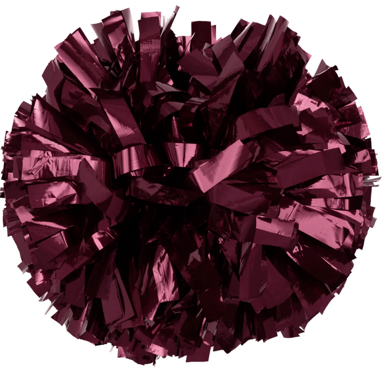 Silver/Maroon Poms Set (2 Poms)